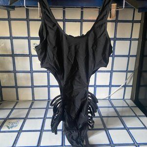 REHAB One-Piece, sexy, high-cut, cut-outs, never worn (Size Small)